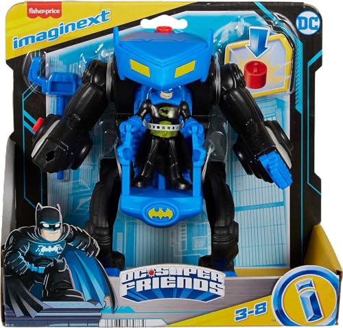 Fisher-Price HGX79 Imaginext Dc Super Friends Batman Toy Battling Robot thumb #5