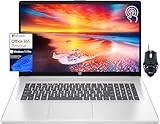 HP 2024 Newest 17 Touchscreen Laptop for Business,17.3' HD+ Display, Intel Pentium Silver N5030, 32GB RAM, 2TB SSD, 1-Year Office 365, Windows 11 Pro, UHD Graphics, Webcam, WiFi, with Cefesfy Mouse