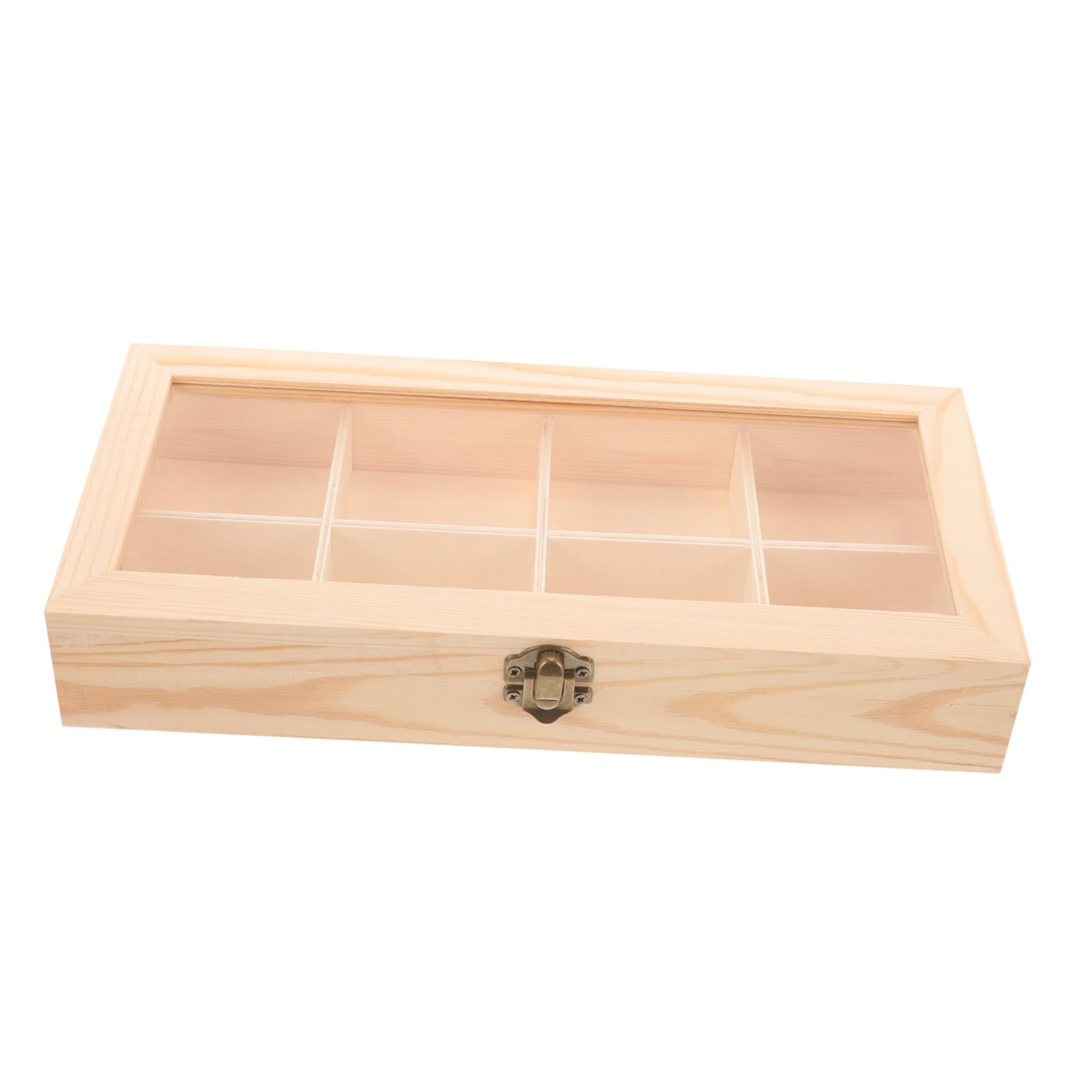 PRETYZOOM 4 Piezas Caja De Almacenamiento De Bolsitas De Té Titulares De Bolsas De Té Porta Sobres De Azúcar Para Barra De Café Caso De Frutos Secos De Madera