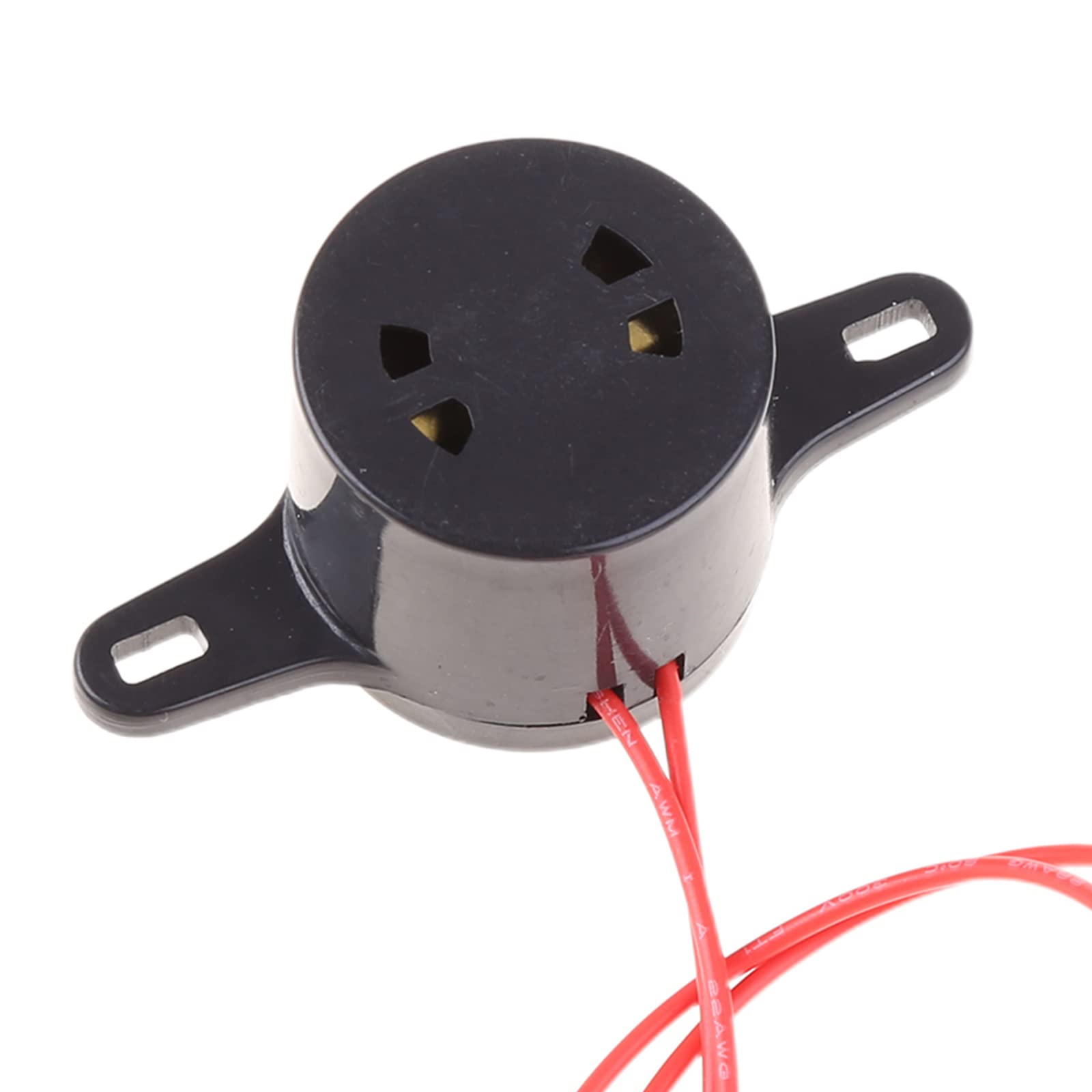 Allarme cicalino AC 220V Cicalino elettronico Allarme Continuo Sirena Impermeabile Segnale Acustico di Allarme per la casa, la Scuola, l'ospedale Nero