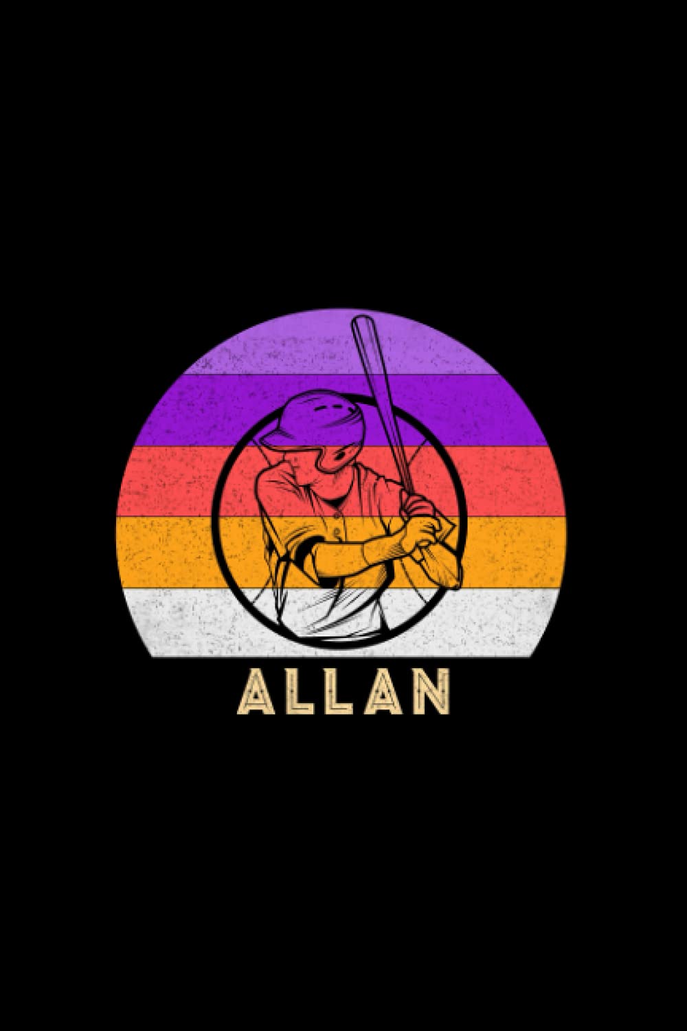 Brooklyn DurhamAllan Name Gift Personalized Baseball Notebook Planner, Daily Journal for Sport Lovers: Work List, Life, 6x9 inch, 120 Pages, A5, Journal, Diary, Meal, Mom, 5.24 x 22.86 cm