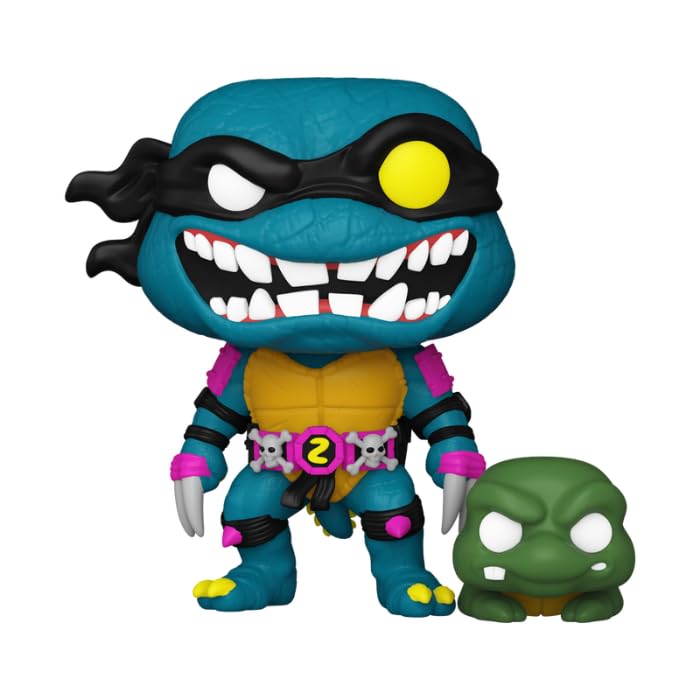 Funko Pop Teenage Mutant Ninja Turtles Slash With Pre-mutated Slash Figure 1558, Multicolor, Standard - Image 4
