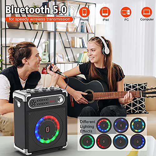 Jyx JYX-55BLACK Karaoke Machine With Two Wireless Microphones thumb #5