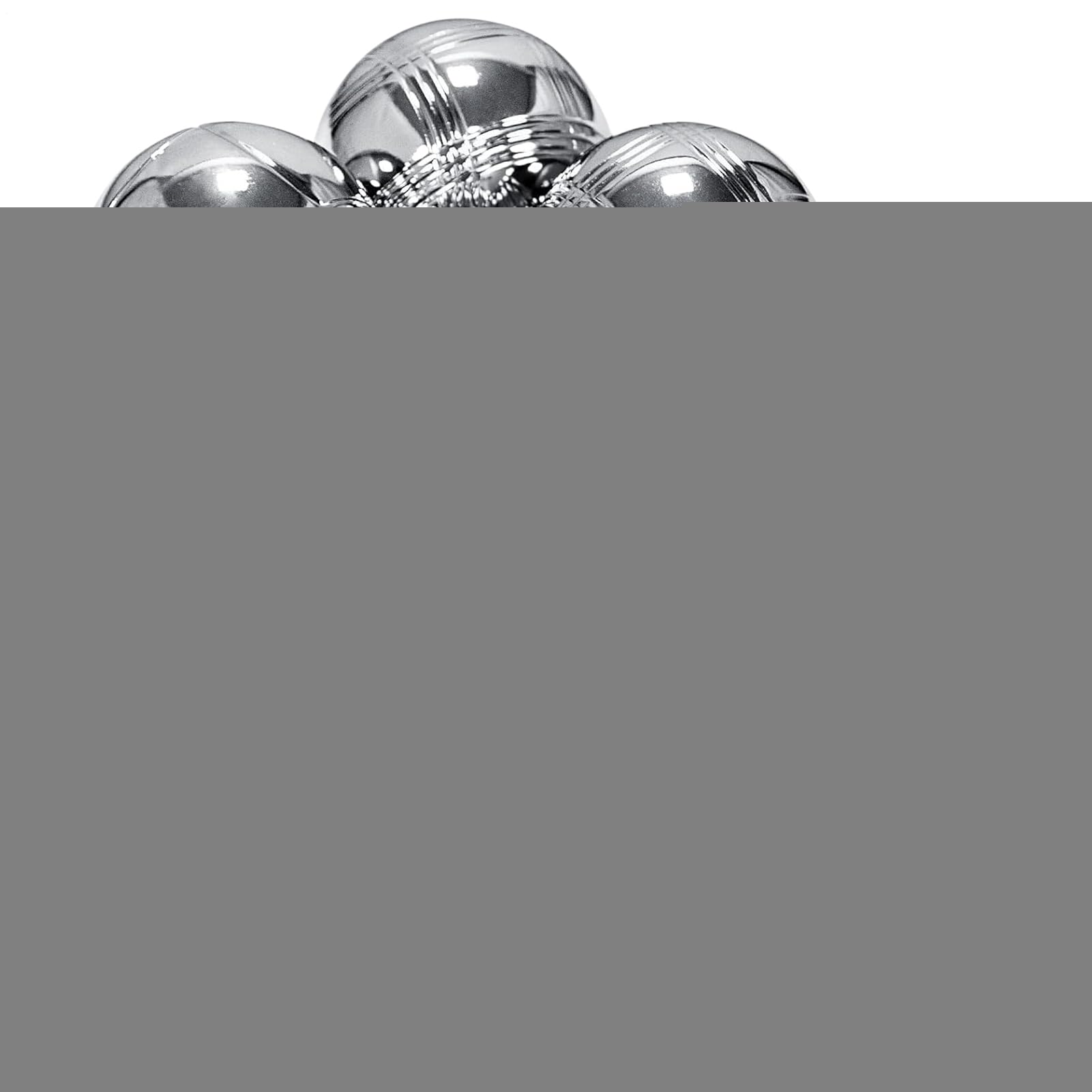 Generico d'Acciaio Kit Giocattolo da Bowling Multiuso | di palle rotolanti per , famiglie, spiaggia, picnic, bambini e adulti, giardino, set giochi esterno