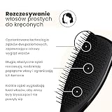 Tangle Teezer Ultimate Detangler - Szczotka do rozczesywania do wszystkich rodzajów włosów - Dwupoziomowe ząbki zmniejszają łamliwość i eliminują splątania - Lukrecjowa czerń
