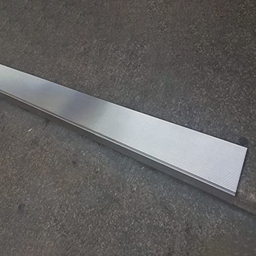 Peldaños de Escalera de baldosas de cerámica de Acero Inoxidable - Peldaños de Escalera de Metal de 43 Pulgadas, adecuados para porches al Aire Libre, Patios, Plataformas, vestíbulos, escuel