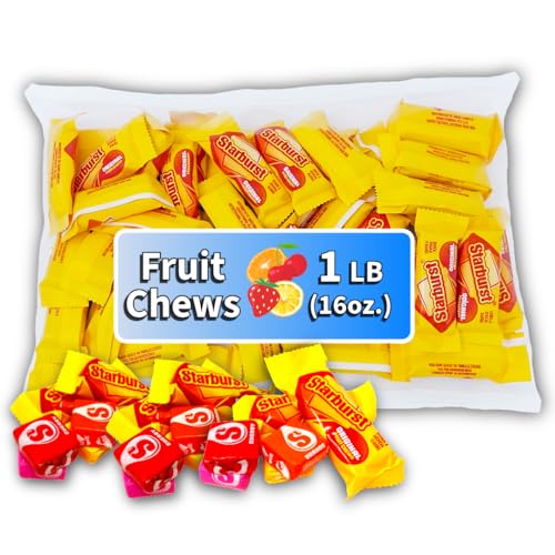 Dulces Fruit Chews tamaño divertido 1 lb bolsa miniatura 3