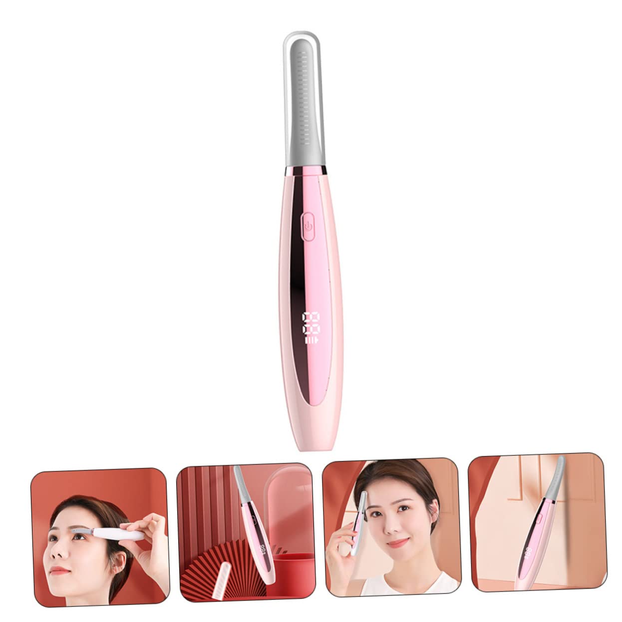3 Stücke Beheizte Wimpernzange Elektrische Wimpernzange Frauen Make-up Liefert Für Locken