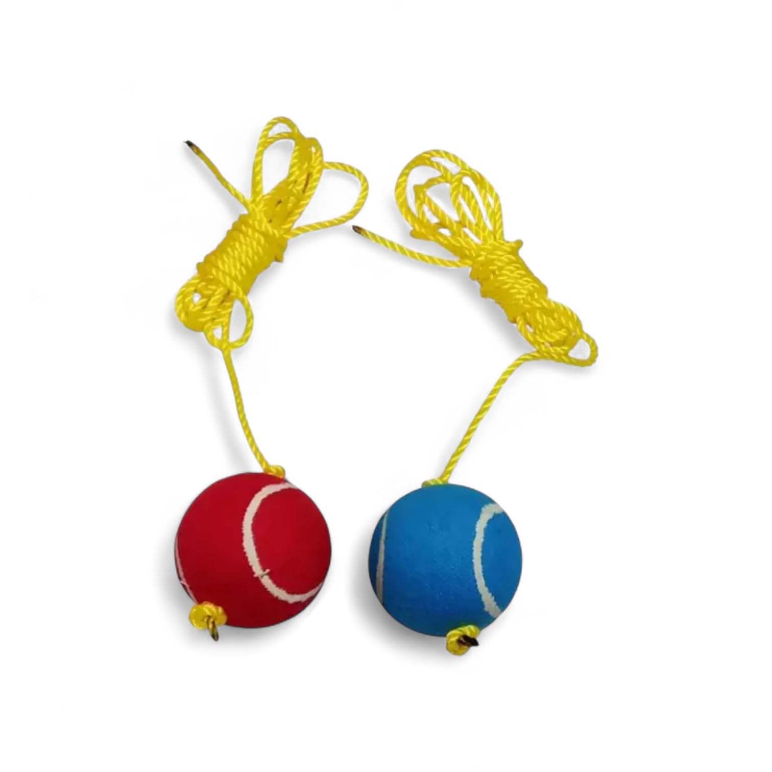 Hanging Ball TrainingBalls with Yellow String, 3.5 mtr Red and Blue, Set of 2-picture-31