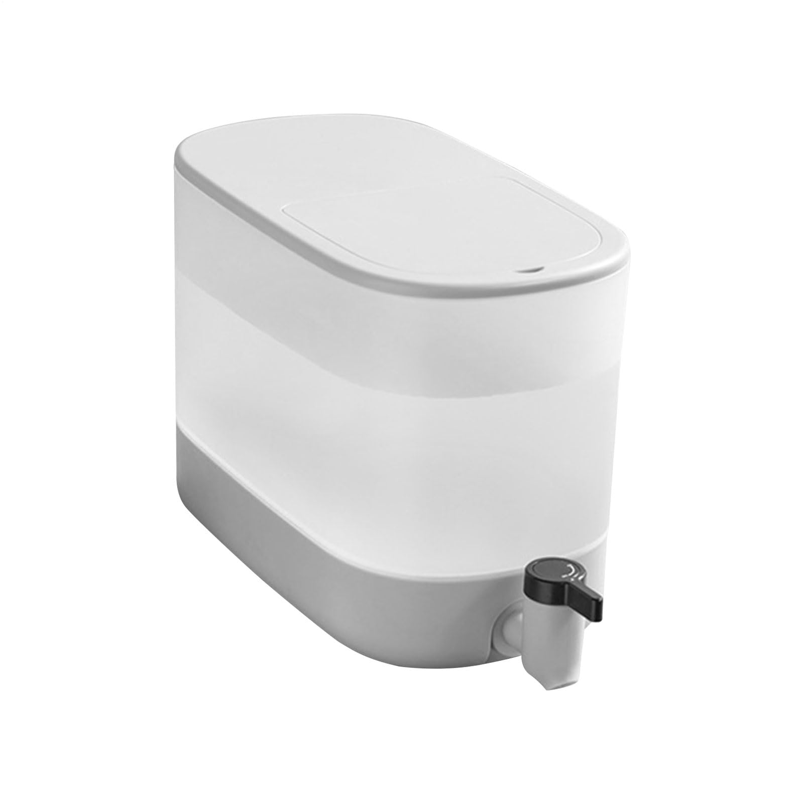 Dispensador de bebidas con espiga, hervidor frío sellado de 4 litros con tapa, cubo de hervidor de bebidas frías para refrigerador, de frutas para agua, limonada