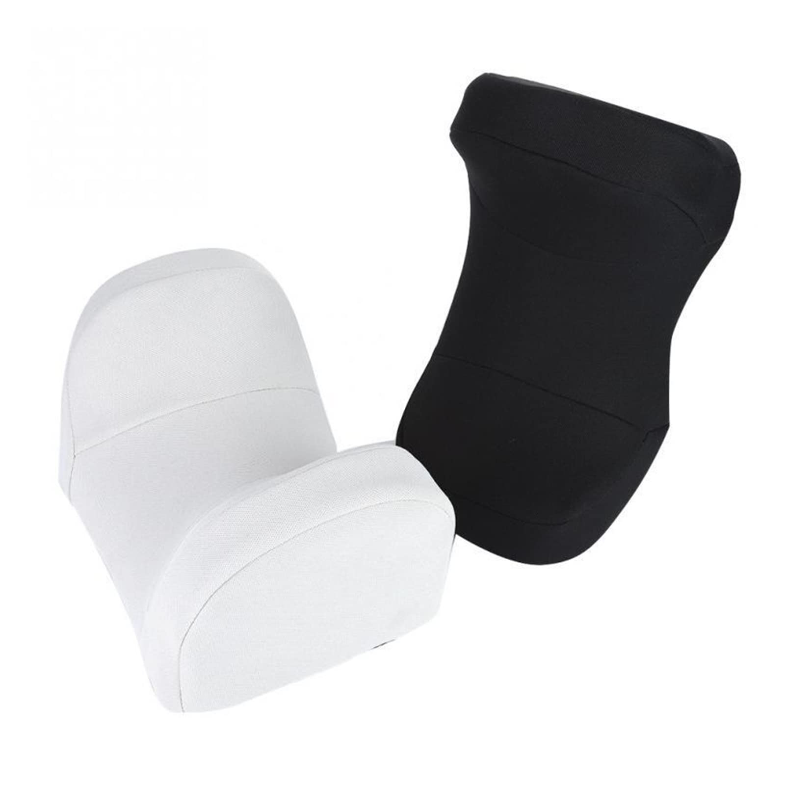 Auto Car Pillow Seat Neck Resting Headrest Sleeping Pillow Cojín Head Support for Rest Black/White Car Accessories (Color : Bianco)