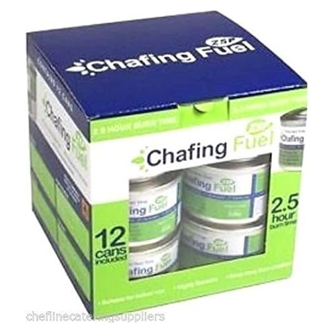 12 x 2.5 Hour Chafing Dish Fuel Gel Cans Cover