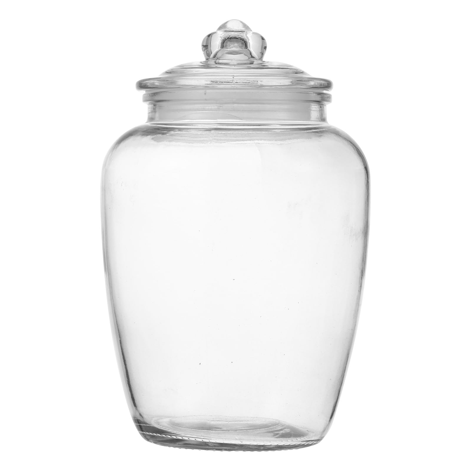 Didiseaon Contenedor de Vidrio Transparente de 2200ml Cierre Hermético, Tarro de Almacenamiento para Alimentos, Recipiente Sellado Multifuncional Adecuado para Cocina y Conservación