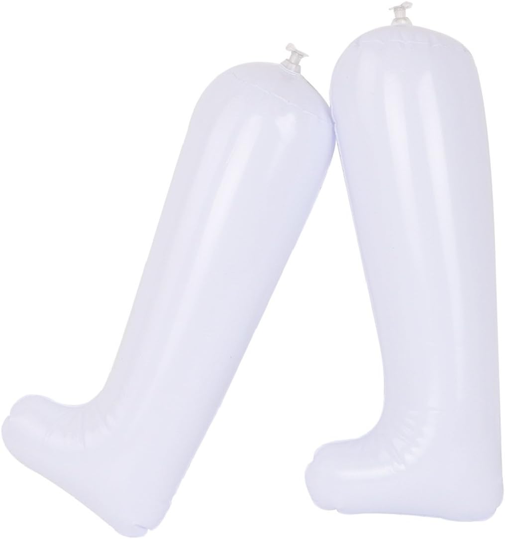 kilofly Inflatable Boot Shapers [Set of 3 Pairs] - Universal, White