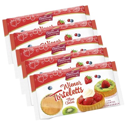 Coppenrath Wiener Torteletts zartes Eiergebäck 5 x 100 g Set