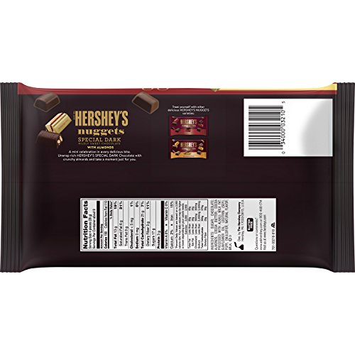 image for HERSHEY'S SPECIAL DARK Nuggets, Gluten-Free Mildly Sweet Dark Chocolat