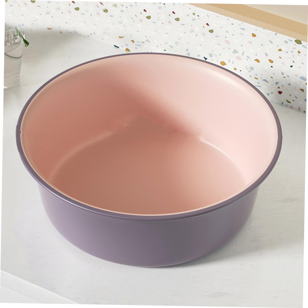 Vasca per Pediluvio Rotonda in Pp Resistente, Design Versatile e Facile da Pulire, per Momenti di Benessere Domestico e Lavaggio Piedi Rilassante