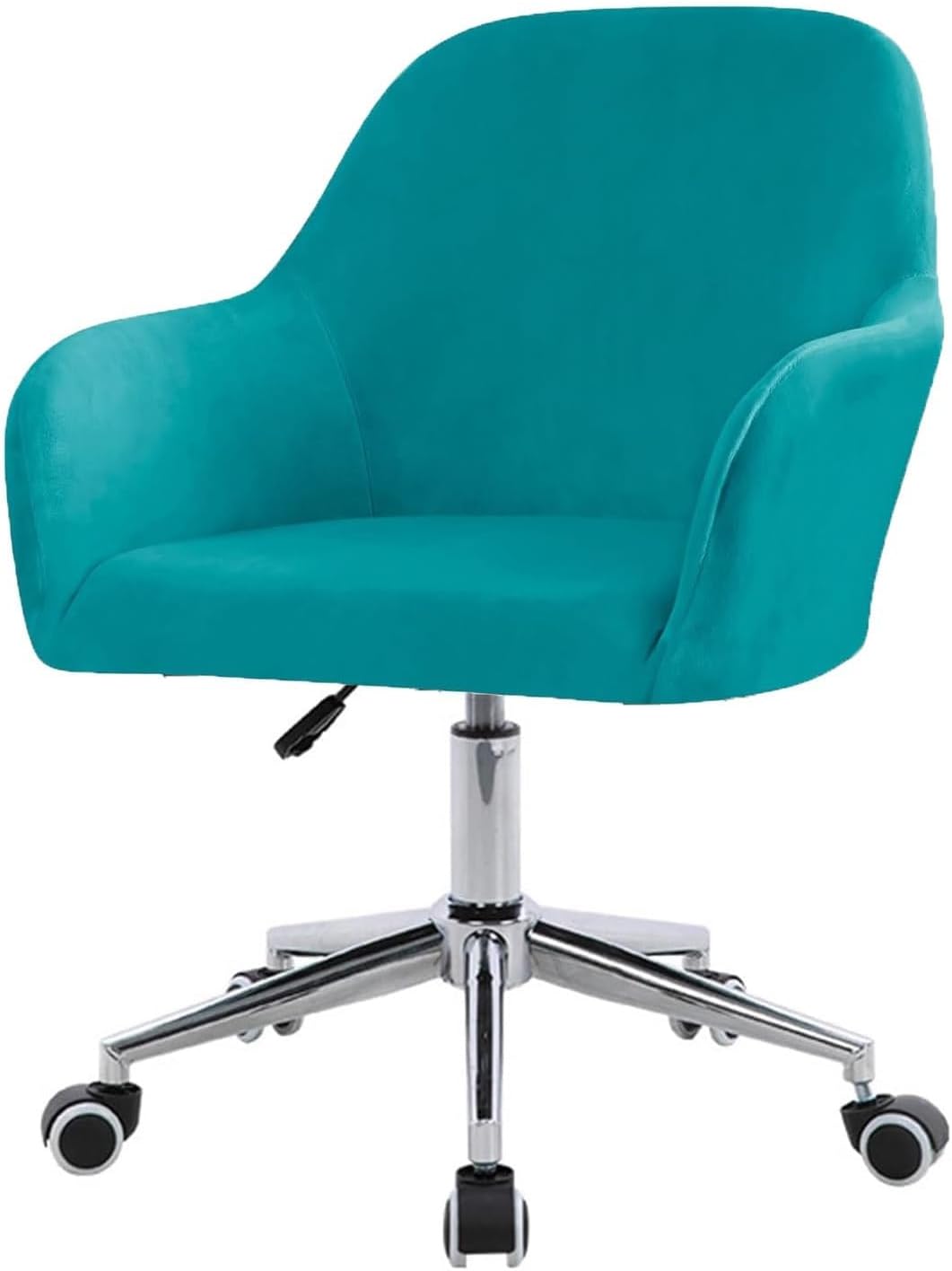 Velvet Office Chair Slipcover with Arms,Cover Chair for Vanity,Modern Office Computer Chair Protector,Stretch Wingback Dining Chair Cover Protector for Home Kitchen Living Room