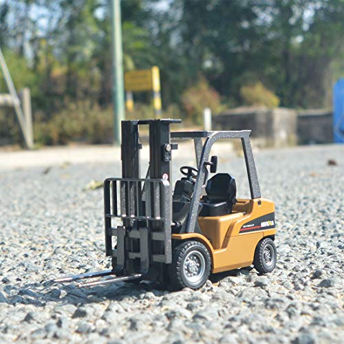 Modelo de camión montacargas de aleación Ailejia miniatura 7