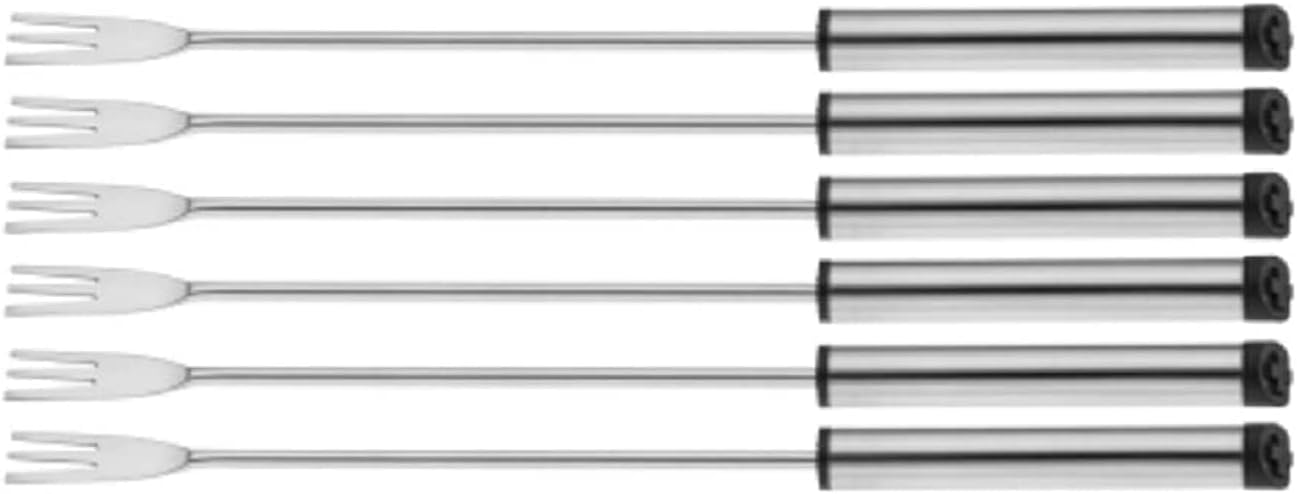 Kela"Belana" Set Of Cheese Fondue Forks, Stainless Steel, Silver, 6-Piece