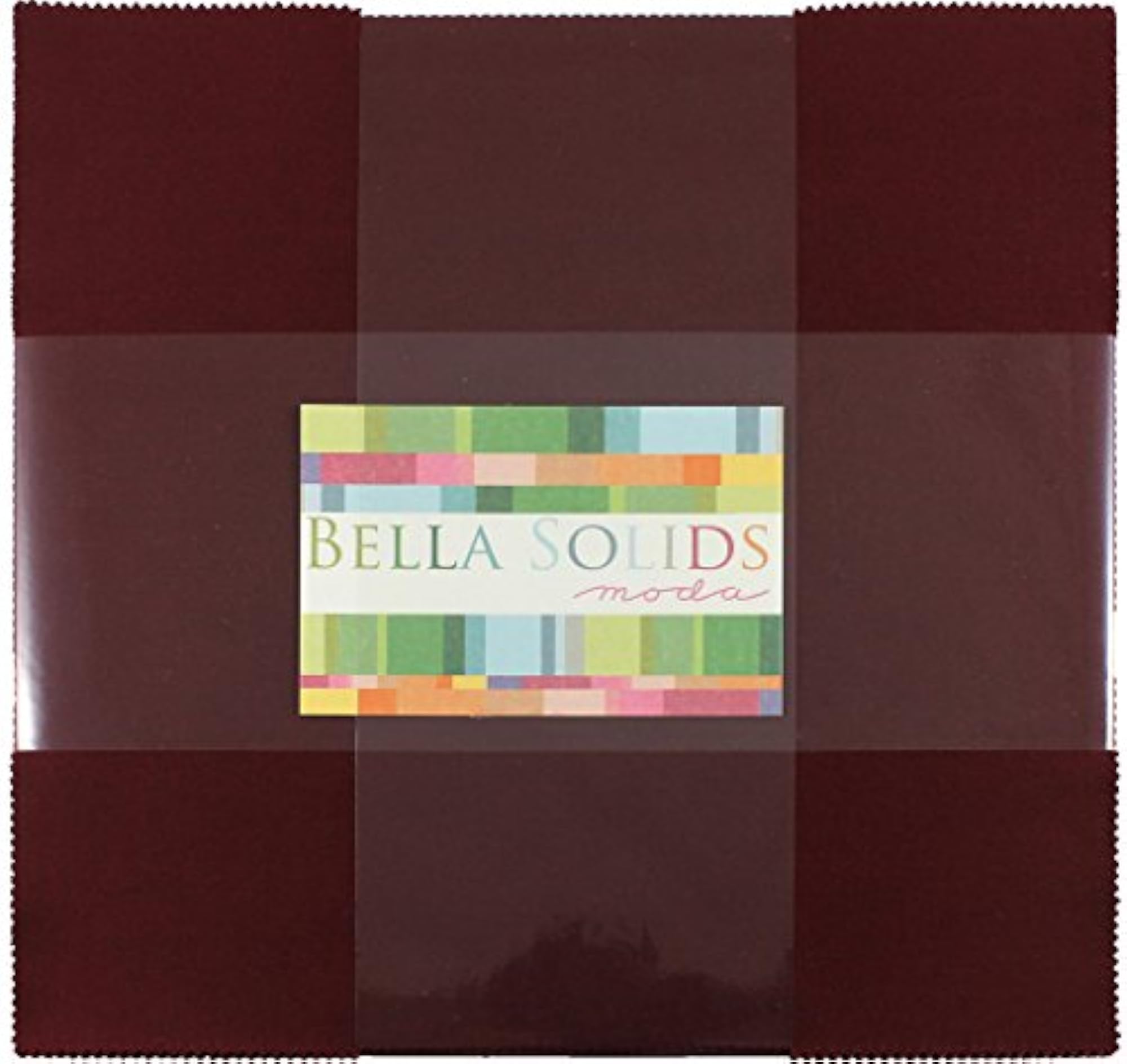 Bella Solids Burgundy Junior Layer Cake