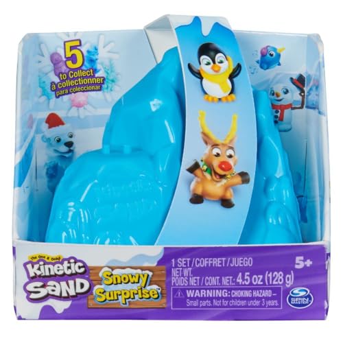 Kinetic Sand Snowy Surprise