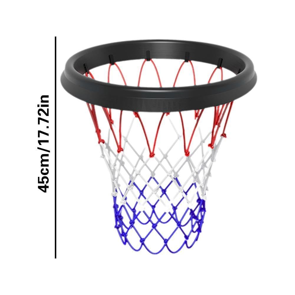 Rete da basket portatile, rete per canestro da basket, aggiornamento 2024, resistente, facile da installare, ricambio per lanciare e attingere
