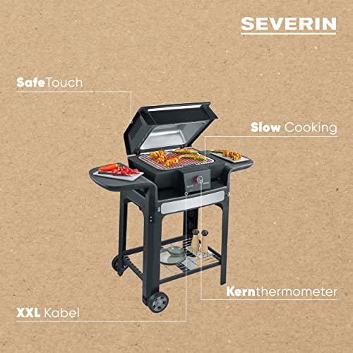 Severin Elektrogrill SEVO GTS mit Deckel und BoostZone