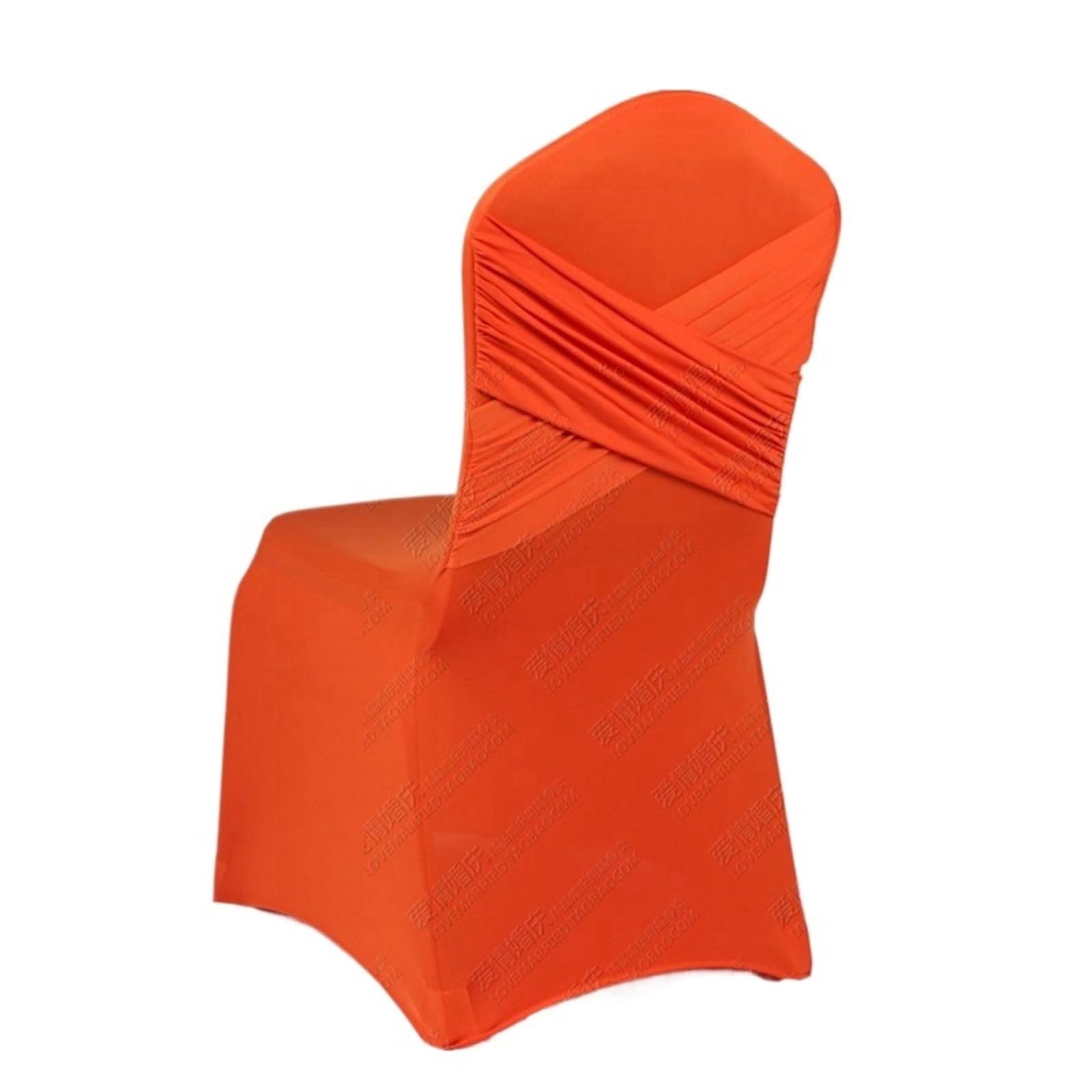 RRYPBOVG Wedding Chair Cover Universal Spandex Wedding Chair Covers, Two Cross Swag Back, Birthday Party Decoration