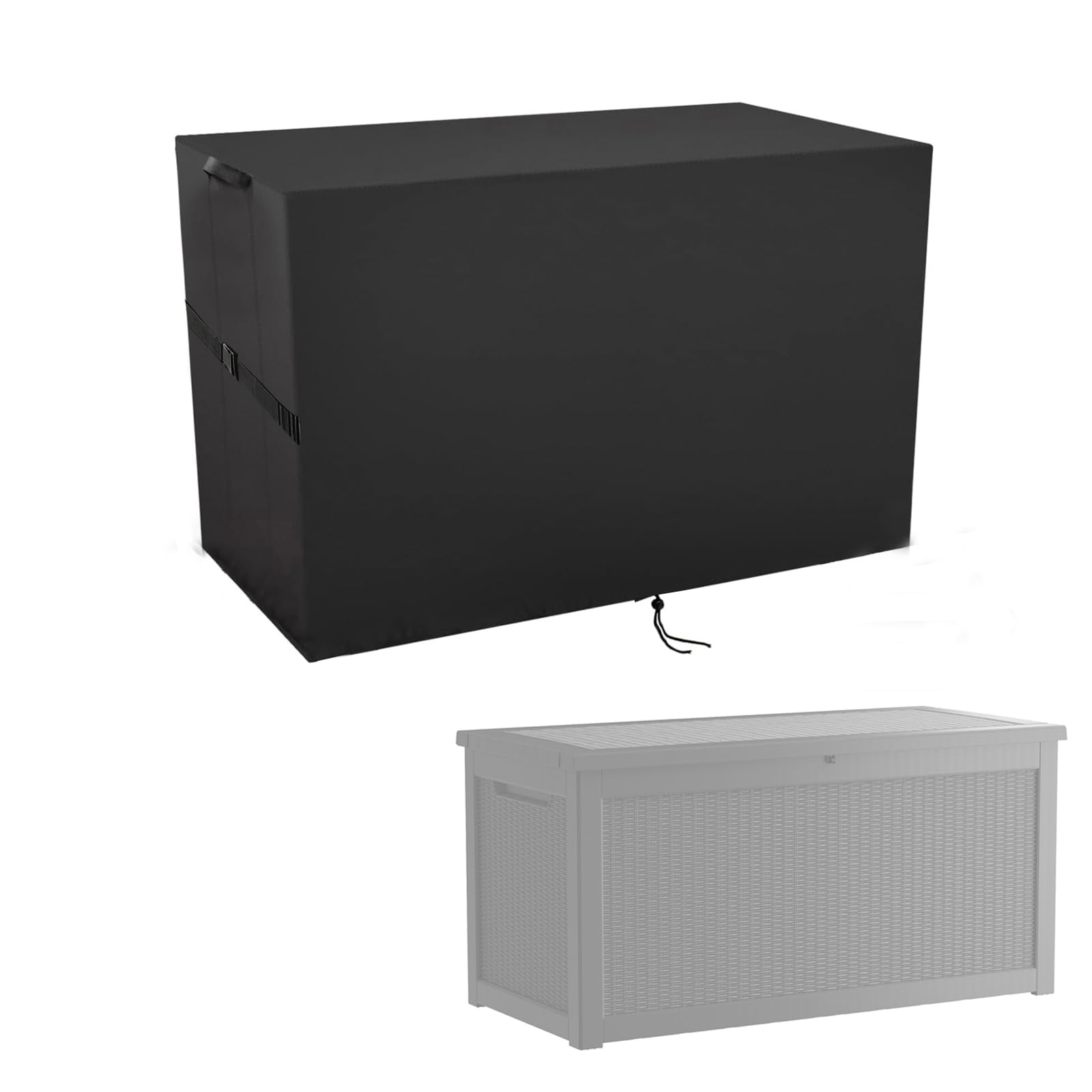 Aidetech Outdoor Storage Box Cover for TARKARI 320 Gallon Deck Box