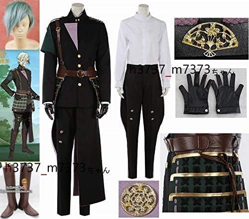 Amazon Co Jp 刀剣乱舞 膝丸 極 コスプレ衣装 手袋 腰甲 風 全セット 靴 ウィッグ追加可 コスチューム 変身 仮装 ステージ服 舞台 ハロウィン クリスマス ホビー