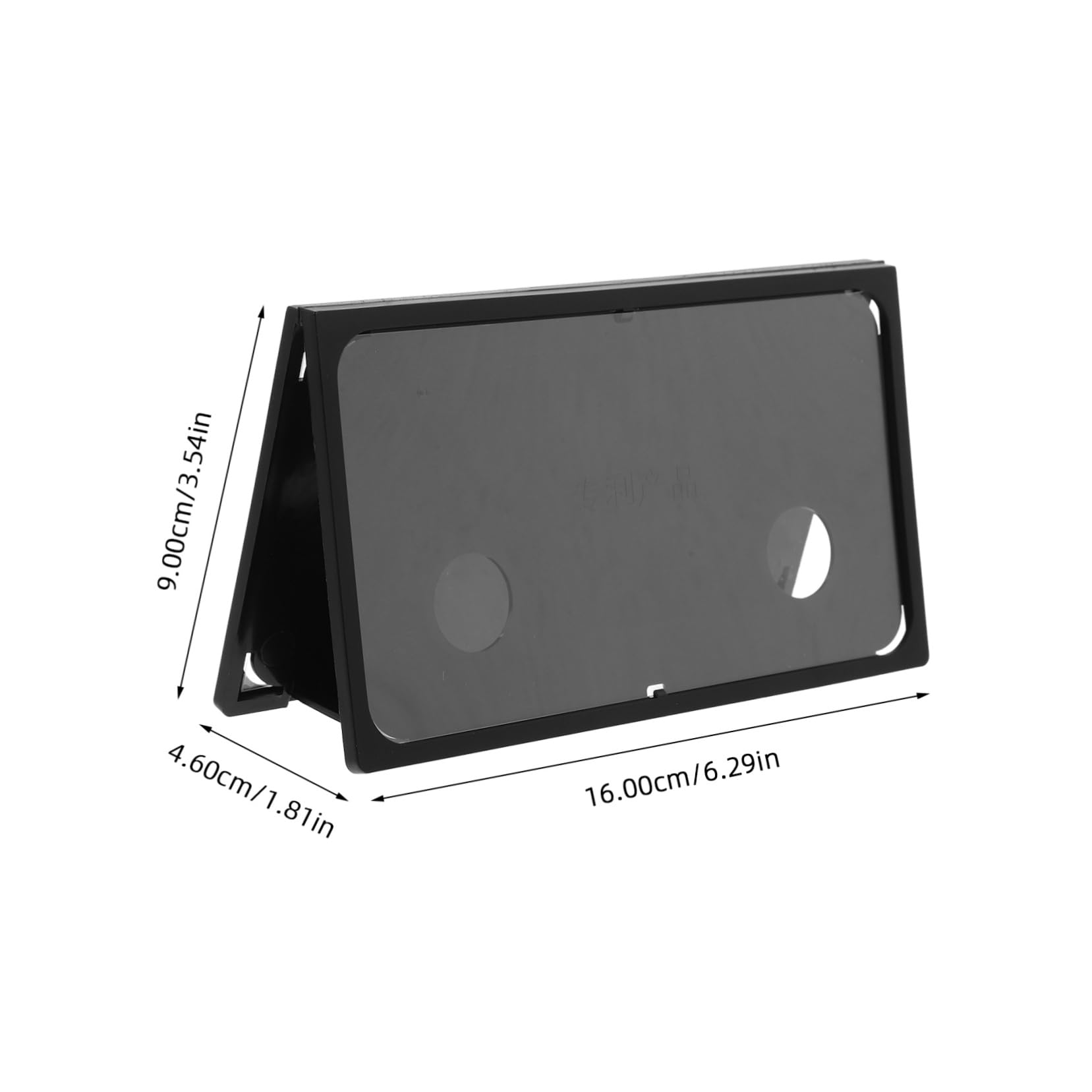 SOLUSTRE Seat Plate Table Top Sign Holder Brochure Paper Display Holder Poster Holder Desktop Menu Storage Rack Table Sign Holder Tabletop Sign Holder Sign Stands for Display Plastic