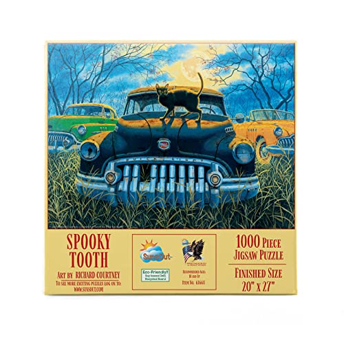 SUNSOUT INC - Spooky Tooth - 1000 pc Jigsaw Puzzle by Artist: Richard Courtney - Finished Size 20" x 27" Halloween - MPN# 61668