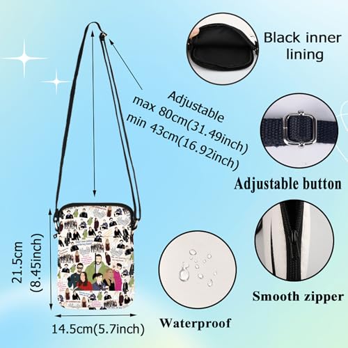 G2TUP Reginald Hargreeves Crossbody Bag Luther & Allison & Diego Fans Gift Seven Superhero Shoulder Bag Grace Merch2