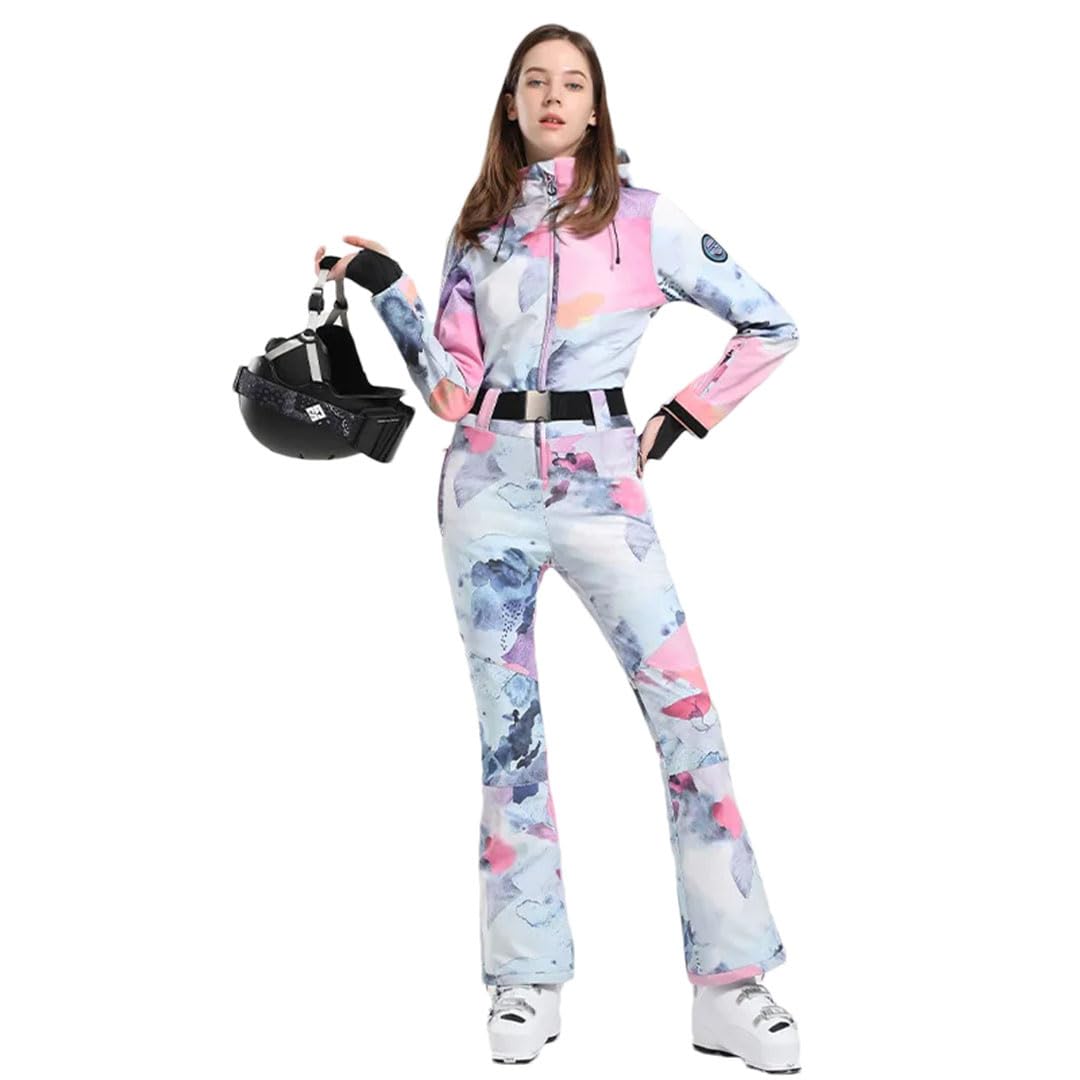 Unisex jednoczęściowy kombinezon narciarski slim fit wodoodporny wiatroszczelny oddychający i ciepły koreańska wersja sprzęt outdoorowy kombinezon narciarski