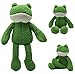 Heionia 40cm Frosch Kuscheltier Plüsch Kawaii Frosch Plüschtier Stofftier Soft Langbeinige Frosch PlüschPuppen Beruhigen Dekoration Kissen Geschenk fur Mädchen Kinder (Grün 40CM)