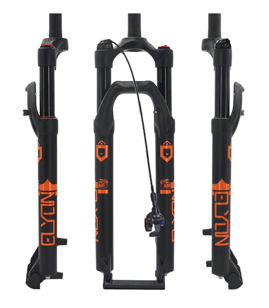 Fourche Suspension Avant VTT 20" 100mm Travel - Frein Disque, Tube Droit, Lockout