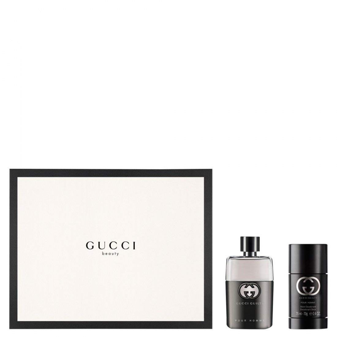 Gucci Guilty for Men 2 Piece Set (1.7 Oz Eau De Toilette Spray + 2.5 Deodoran Stick)