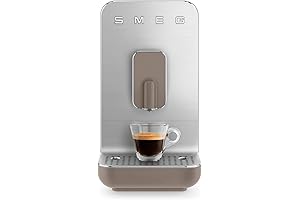 Smeg BCC01TMPUS Fully Automatic Coffee Machine in Taupe