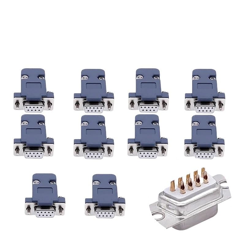 Image of 10PCS DB9 Connector core VGA Pl9pin Port Socket Female Male D Type Adapter D SUB DB15(White)