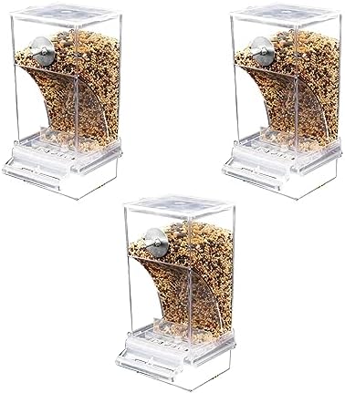 Automatischer Vogelfutterspender Acryl - Transparenter Futterautomat Für Käfige