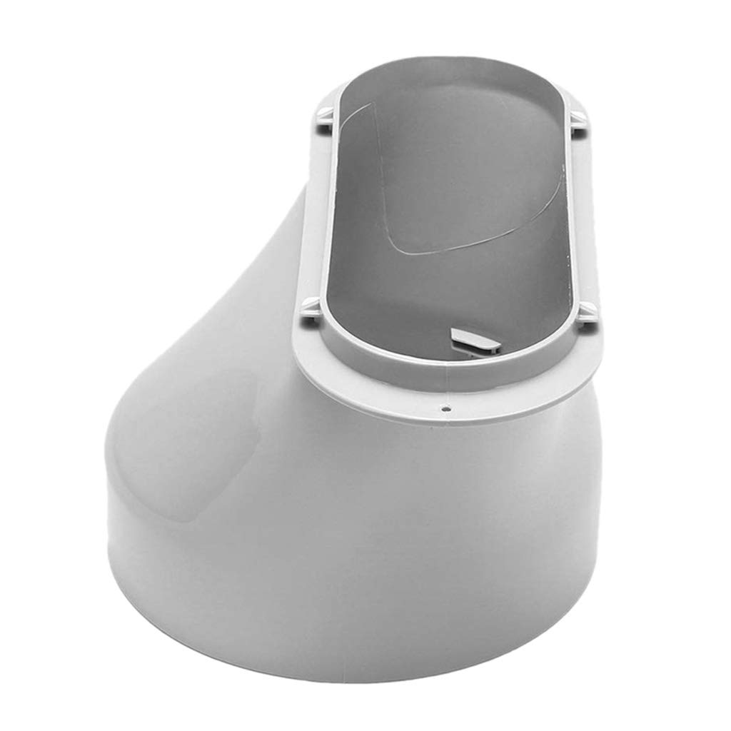 Qrzmedu 150Mm Window Adapter A/C Unit Tube Connector Square, Air Conditioner Hose Tube Connector, Air Conditioner Exhaust Hoses Adapter, Portable Ac Hose Connectors, Air-Conditioner Hoses Coupler Connectors