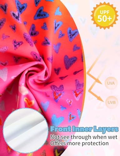Image of TENVDA Girl's One Piece Swimsuit Sparkle Sleeveless One-Piece Bathing Suits Swimwear for Kids 2-12 Years Old
