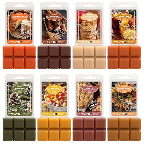 ARVIDSSON Fall Scented Wax Melts, Natural Autumn Wax Cubes for Wax Warmer