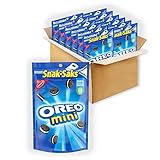 Oreo Mini Chocolate Sandwich Cookies, 8 Ounce (Pack of 12)