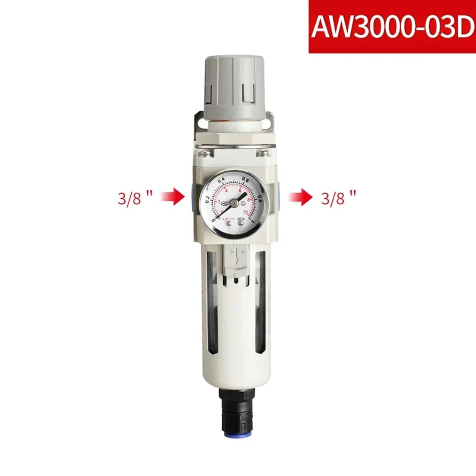 AW2000-02 AW3000-03 AW4000-04 kontroler filtra sprężarki powietrza filtry separatorów oleju Regulator ciśnienia powietrza Copperfliter(Aw3000-03d)