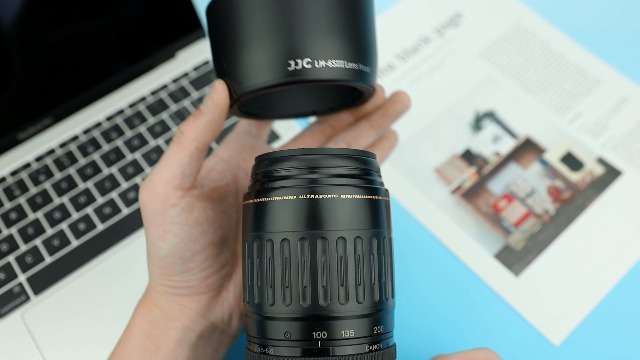 Pare-Soleil Noir RTXBVG ET-65III Pour Objectifs Canon EF 85mm, 100mm, 135mm, 70-210mm, 100-300mm