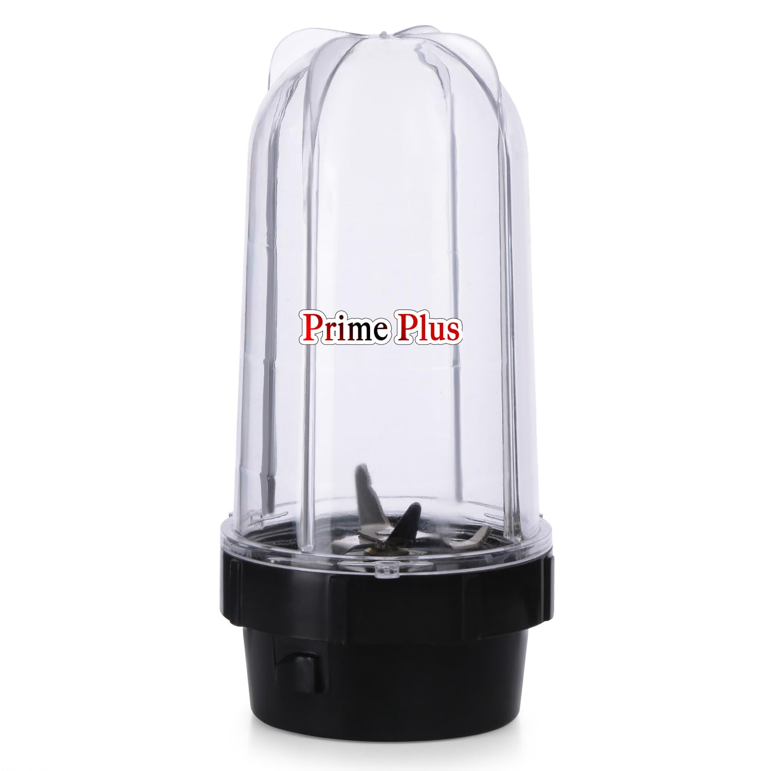 prime plus abs plastic bullet jar 530 ml mixer grinder attachment black colour