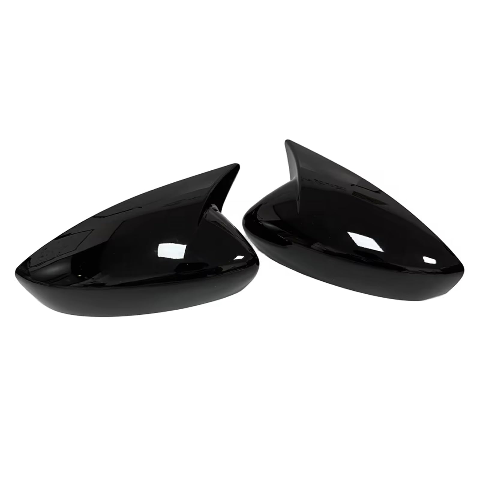 for Mazda CX30 CX-30 2020-2023 Car Rearview Side Mirror Cover Wing Cap Door Housing Shell Trim Sticker ABS Car Rearview Mirror Shells Side(Gloss Black)