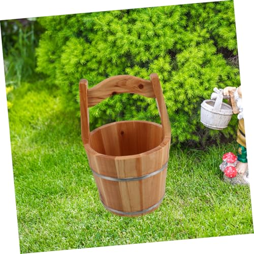 Bañera de madera para pies resistente y portátil miniatura 5